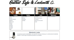 Desktop Screenshot of centralsafeandlock.com